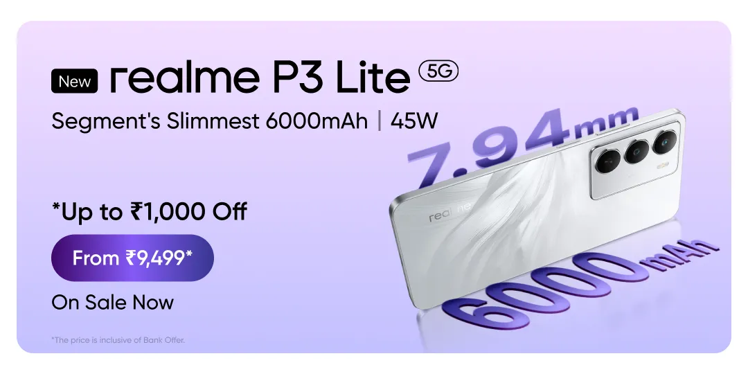 Realme p3 lite 5g
