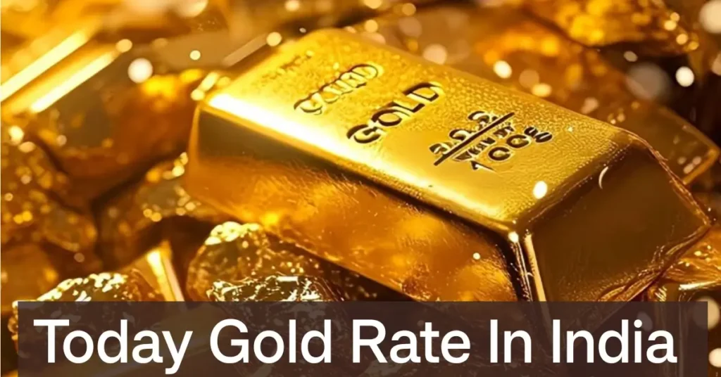 Today Gold rate in india
