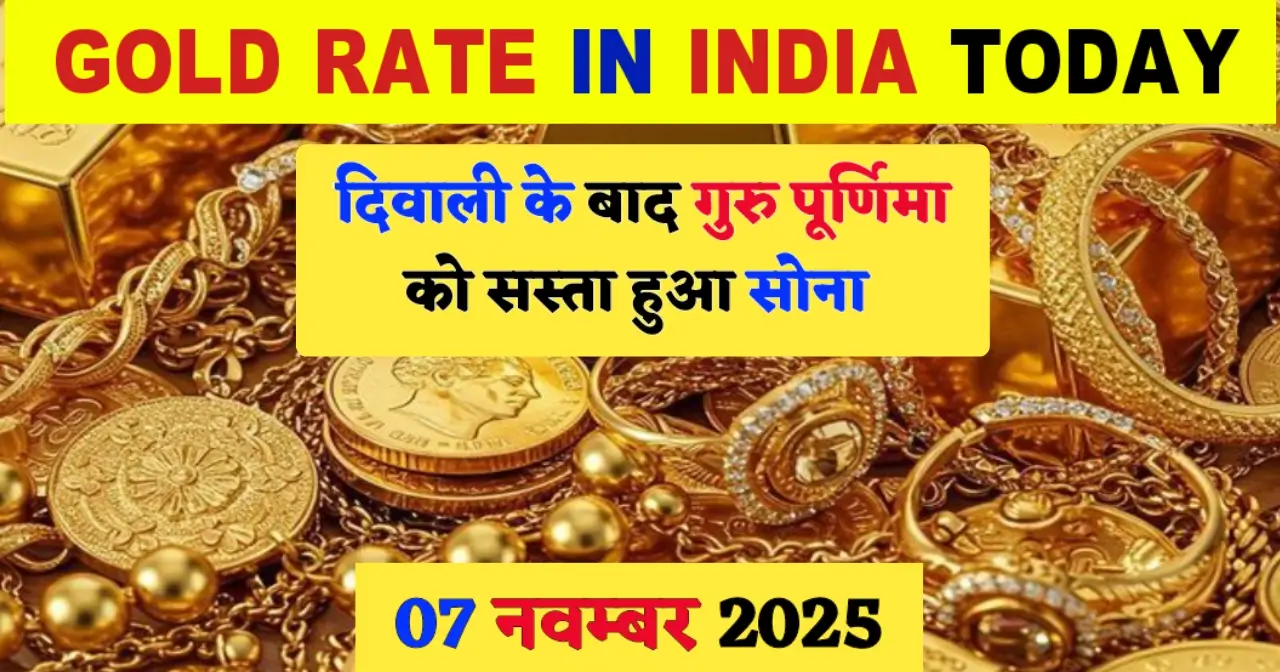 Today Gold rate in india