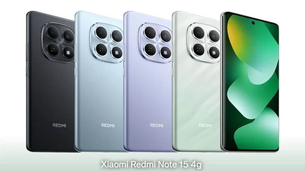 Redmi Note 15 4G Purple color with 108MP camera and AMOLED display