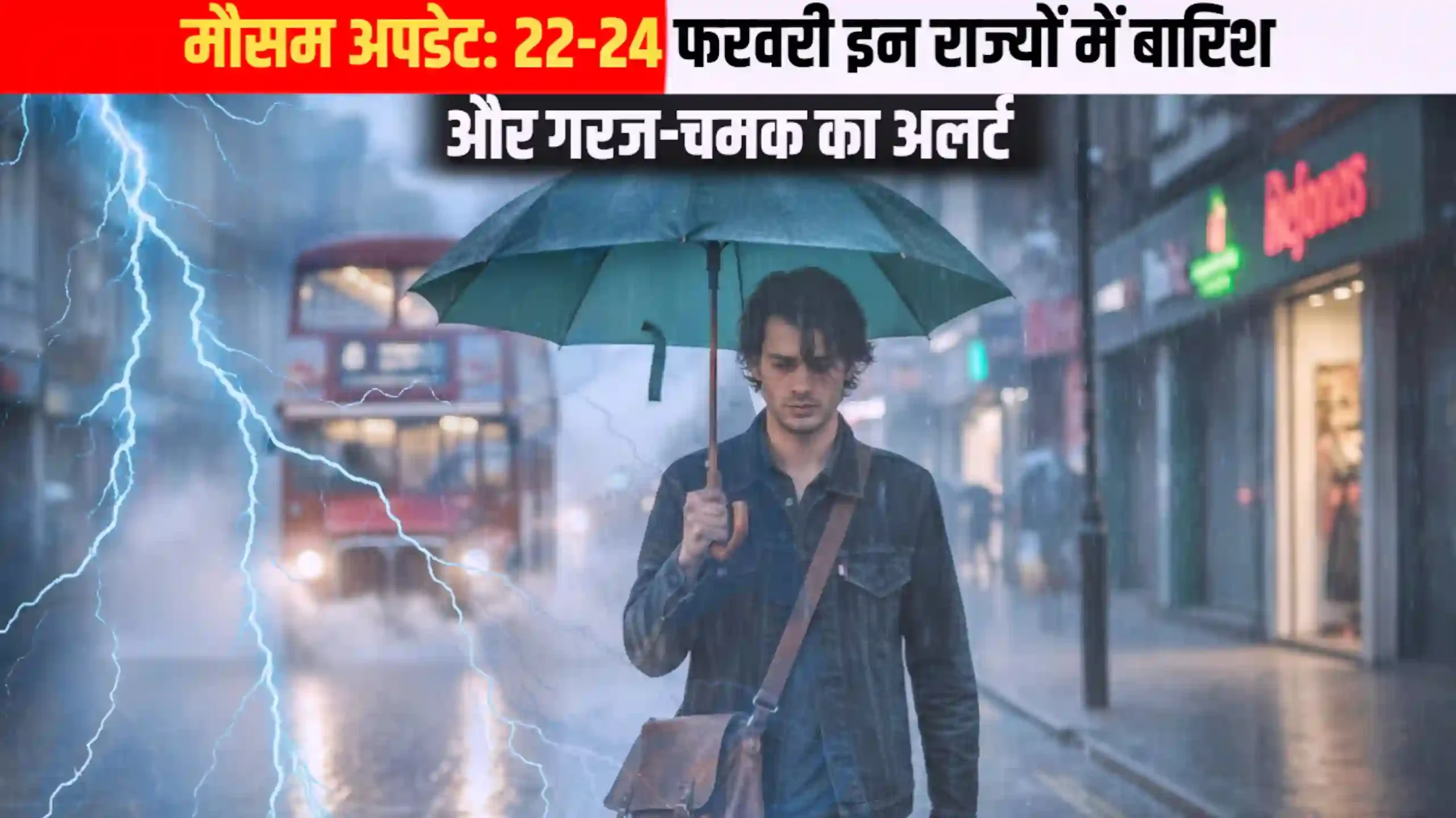 22-24 फरवरी बारिश अलर्ट