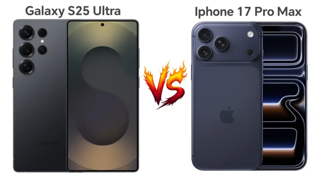 Samsung galaxy s 25 ultra vs iphone 17 pro max